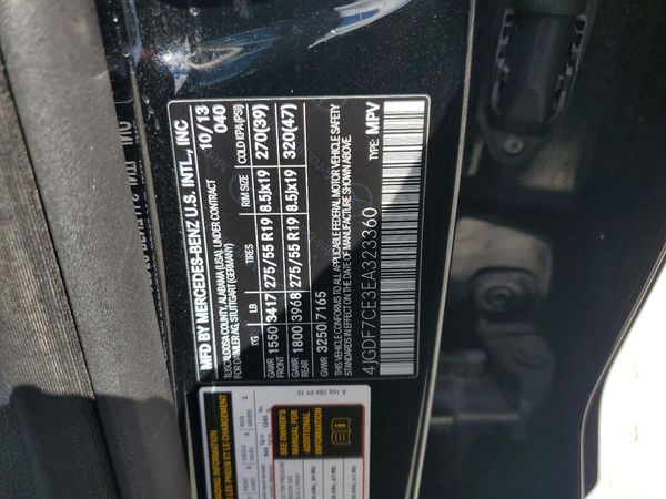2014 MERCEDES-BENZ GL-CLASS GL450 4MATIC — VINS