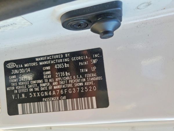 2015 KIA OPTIMA — VINS