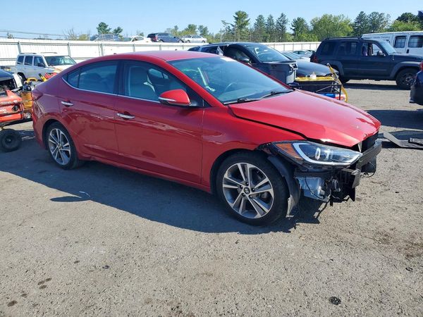 2017 HYUNDAI ELANTRA — Passenger 3/4