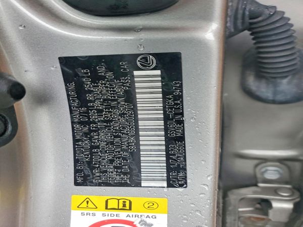2016 LEXUS ES 350 — VINS