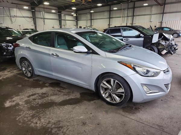 2014 HYUNDAI ELANTRA GLS(Middle) — Passenger 3/4