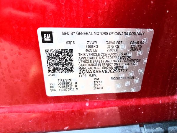 2018 CHEVROLET EQUINOX LT (1LT)