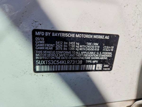 2019 BMW X3 M40i