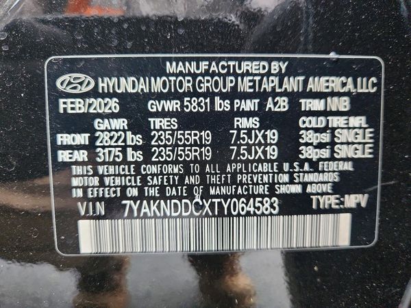 2026 HYUNDAI IONIQ SEL — VINS