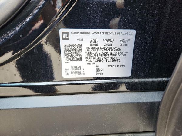 2026 CHEVROLET EQUINOX 2LT — VINS