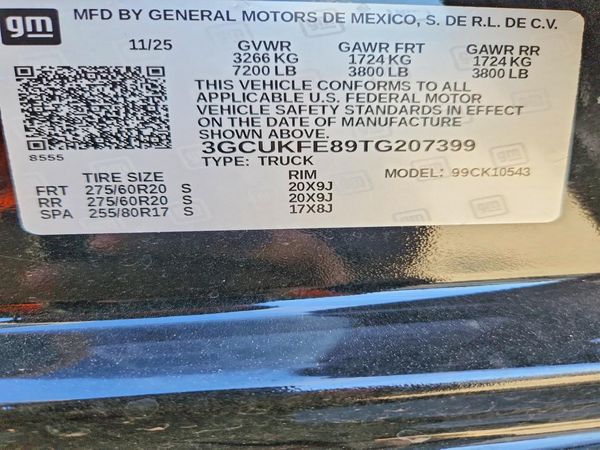 2026 CHEVROLET SILVERADO Trail Boss - LT — VINS