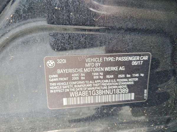 2017 BMW 320 SA