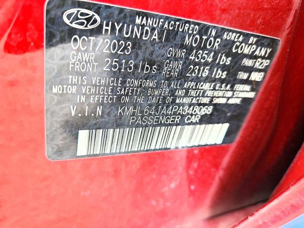 2023 HYUNDAI SONATA — VINS