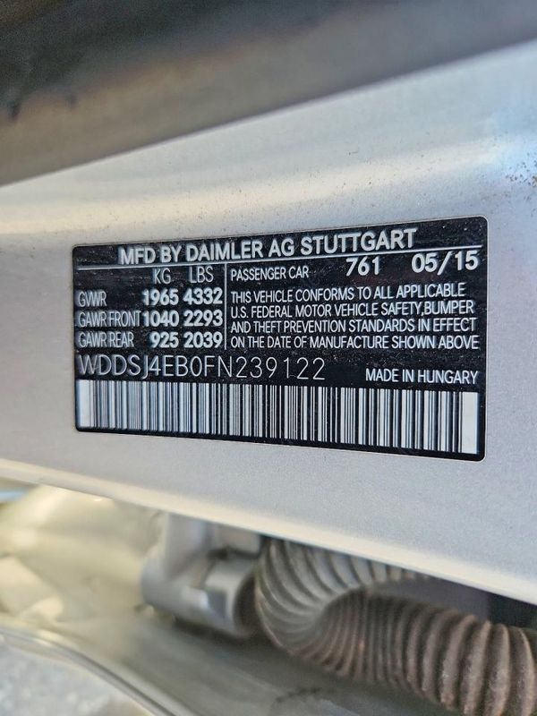 2015 MERCEDES-BENZ CLA CLA250