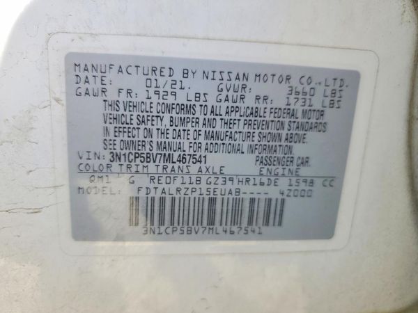2021 NISSAN KICKS S