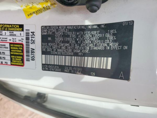 2013 TOYOTA SIENNA