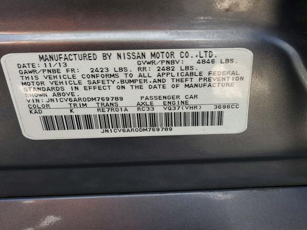 2013 INFINITI G37
