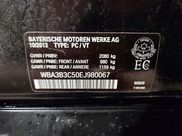 2014 BMW 328 xDrive — VINS