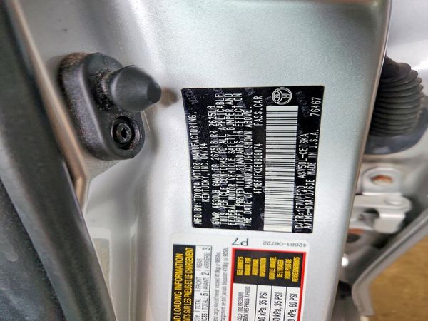 2014 TOYOTA CAMRY — VINS