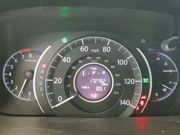 2012 HONDA CRV EX-L — ODOM