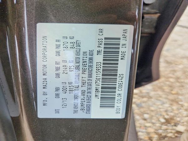 2014 MAZDA 3 Touring/GS — VINS