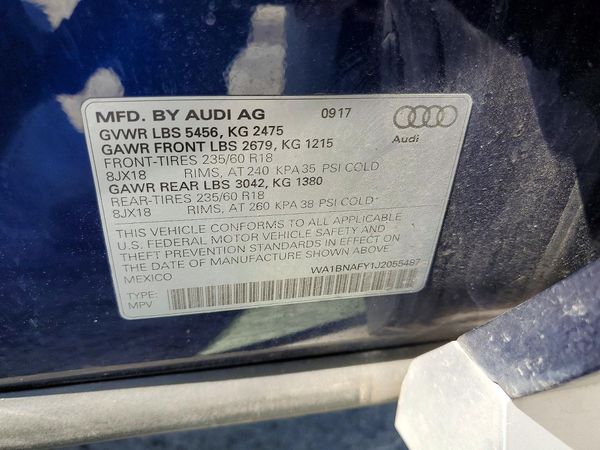 2018 AUDI Q5 quattro Premium Plus