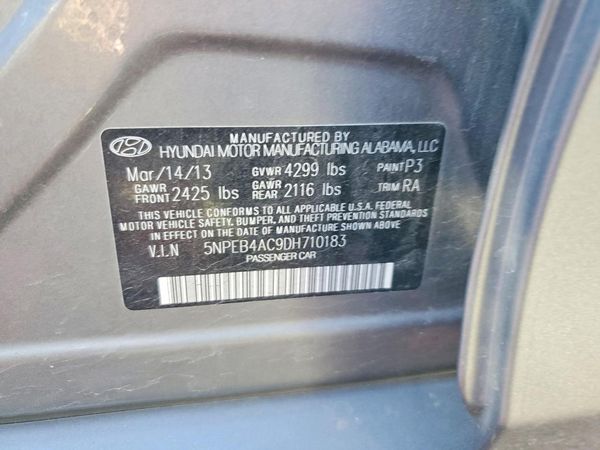 2013 HYUNDAI SONATA GLS/ GLS Popular
