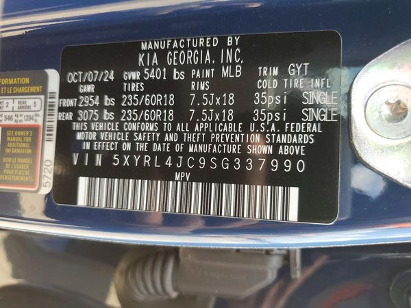 2025 KIA SORENTO S