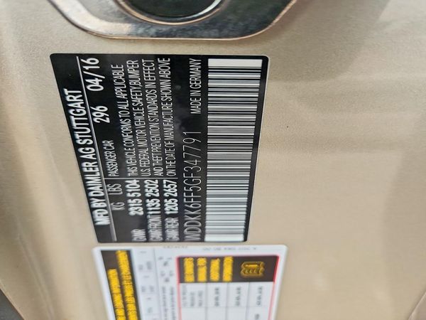 2016 MERCEDES-BENZ E-CLASS E400