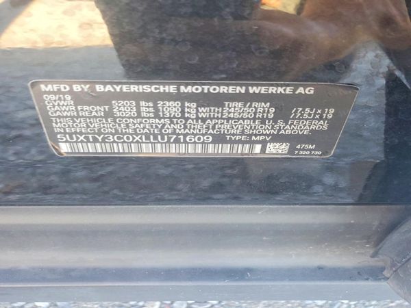 2020 BMW X3 sDrive30i