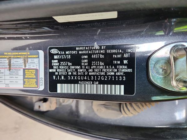 2018 KIA OPTIMA EX