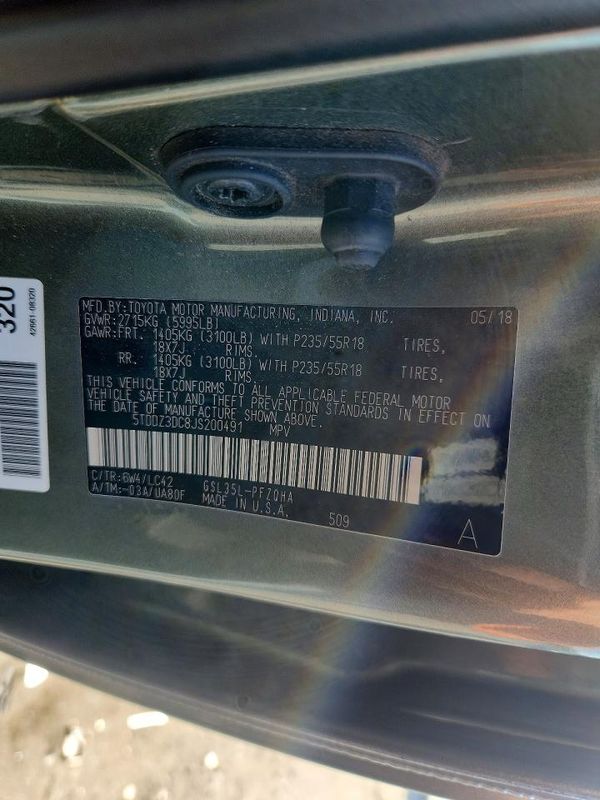 2018 TOYOTA SIENNA