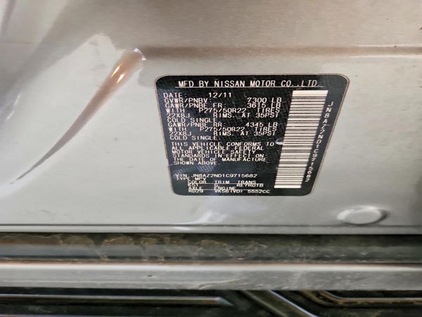 2012 INFINITI QX56