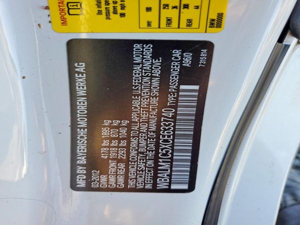 2012 BMW Z4 sDrive35is — VINS