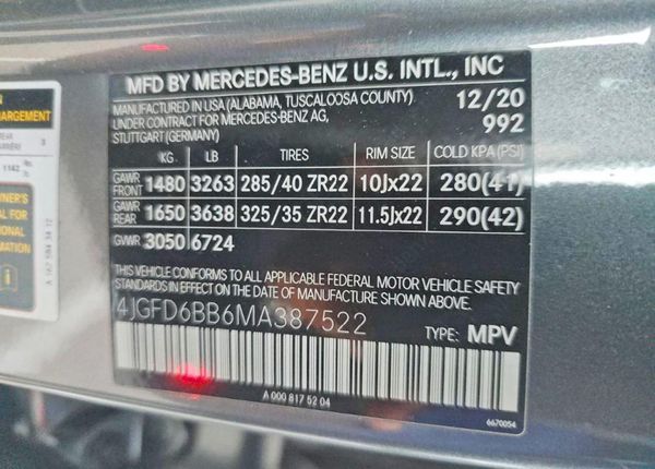 2021 MERCEDES-BENZ GLE COUPE AMG GLE53