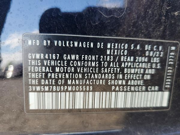 2023 VOLKSWAGEN JETTA S