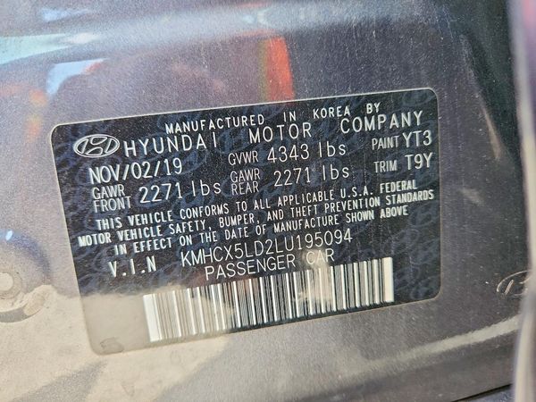 2020 HYUNDAI IONIQ Limited