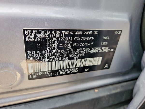 2021 TOYOTA RAV4