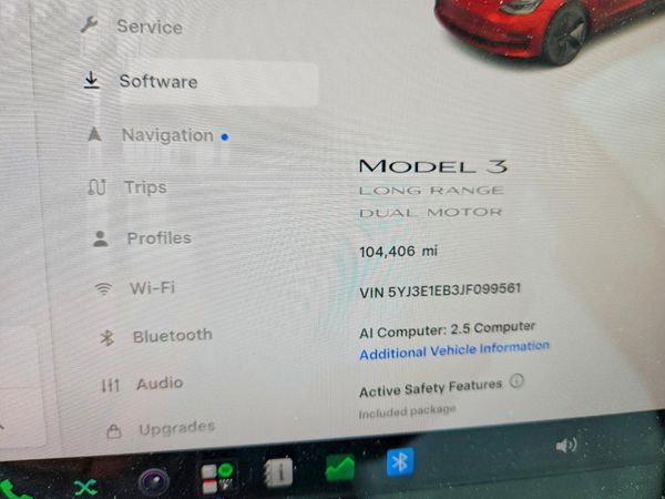 2018 TESLA MODEL 3 — ODOM