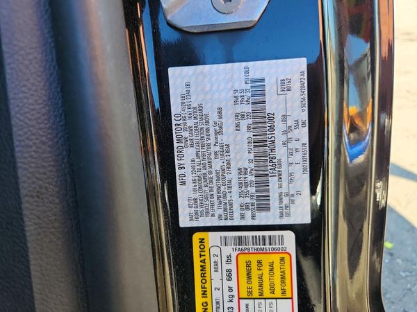 2021 FORD MUSTANG I4 Coupe