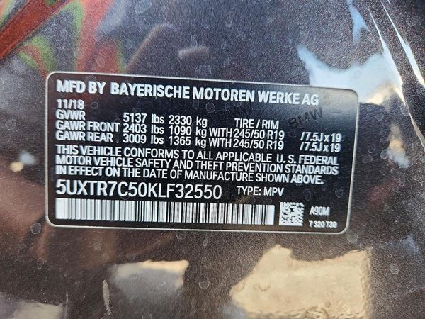 2019 BMW X3 sDrive30i