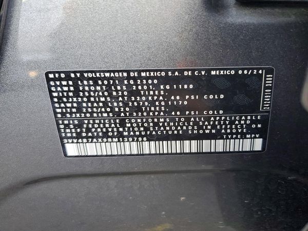 2024 VOLKSWAGEN TIGUAN 4Motion SEL R-Line Black