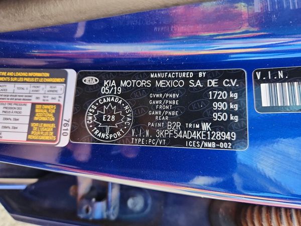 2019 KIA FORTE EX — VINS
