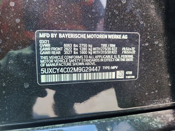 2021 BMW X6 sDrive40i