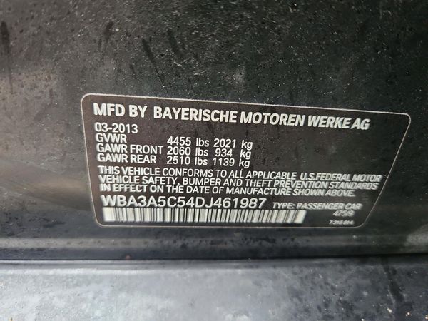 2013 BMW 328 — VINS