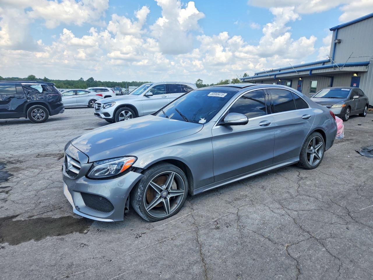 2015 MERCEDES-BENZ C-CLASS 4-MATIC — Front 3/4