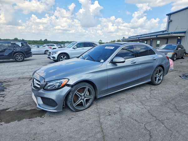 2015 MERCEDES-BENZ C-CLASS 4-MATIC — Front 3/4