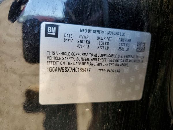 2017 CADILLAC CTS