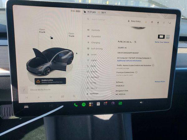 2023 TESLA MODEL 3 — ODOM