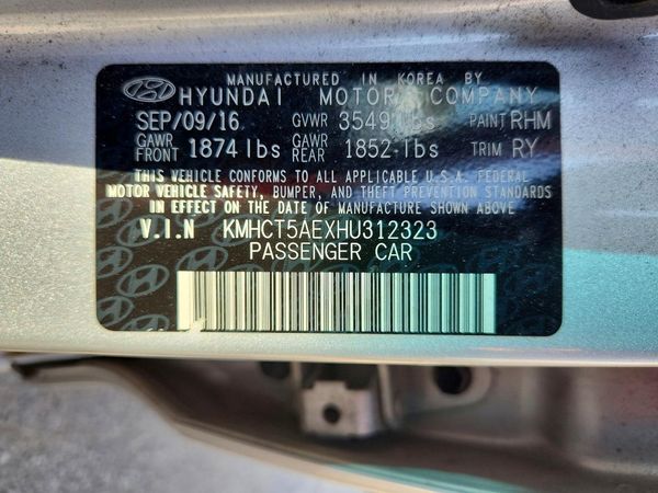 2017 HYUNDAI ACCENT SE Base