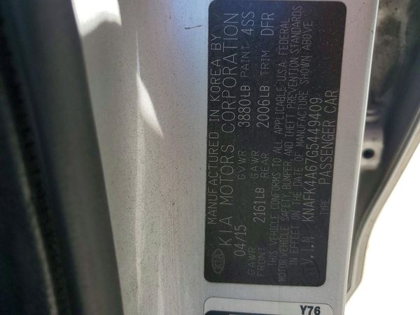 2016 KIA FORTE GL (Middle-Low Grade)