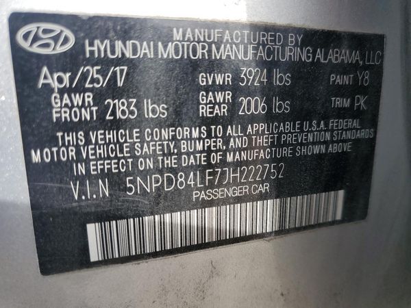 2018 HYUNDAI ELANTRA