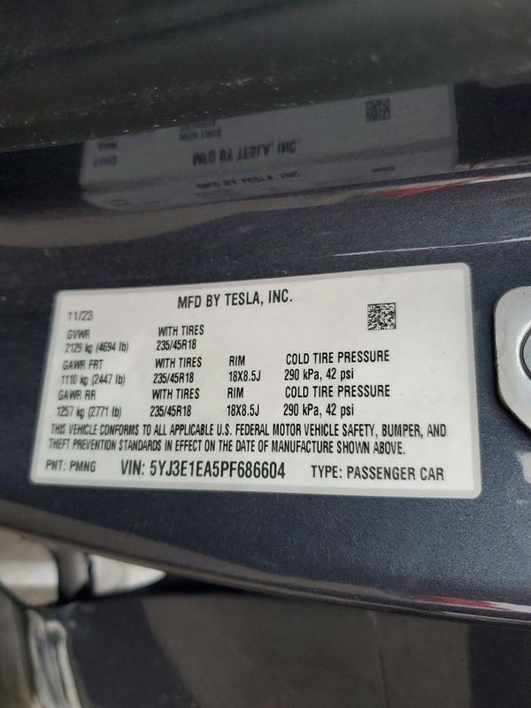 2023 TESLA MODEL 3