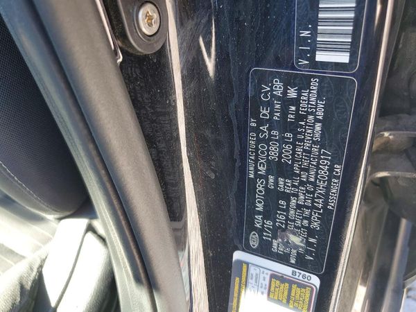 2017 KIA FORTE — VINS