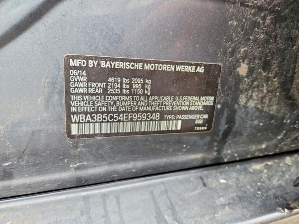 2014 BMW 328 xDrive — VINS
